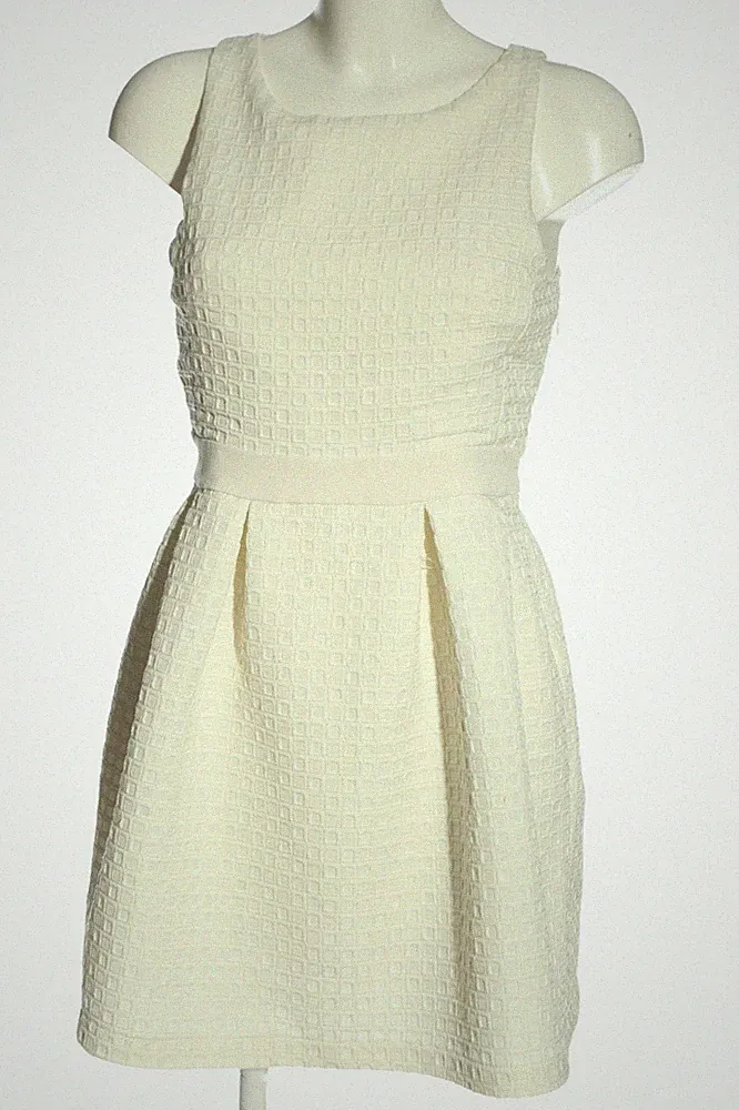 PIMKIE A-Linien Kleid Damen Kleid Gr. DE 36 wollweiß Elegant