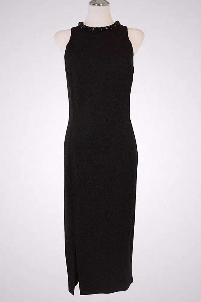 Pinko Damen Kleid Gr. 32 (IT 38) Schwarz Etuikleid Trägerkleid Dress