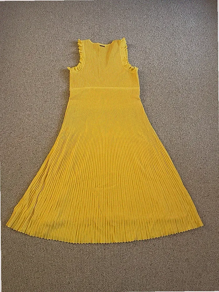 PLISSEE KLEID VON MICHAEL KORS IN GR L NEU OHNE ETIKETT