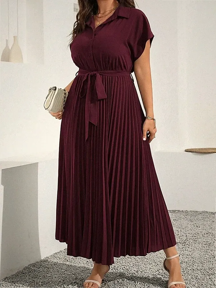 Große Größen Hochzeitsgast Kleid