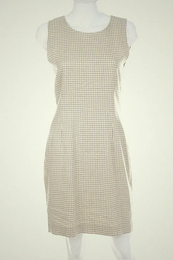 PRESTIGE ELEGANCE PARIS Kleid Etuikleid Schurwolle D 38 multicolor