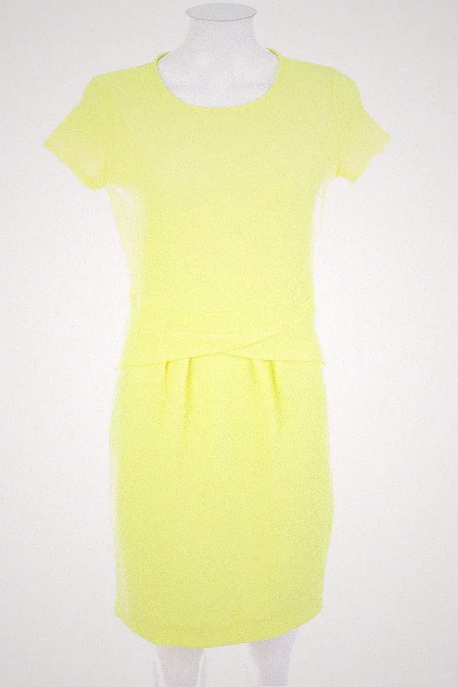 promod Kleid Etuikleid XS gelb