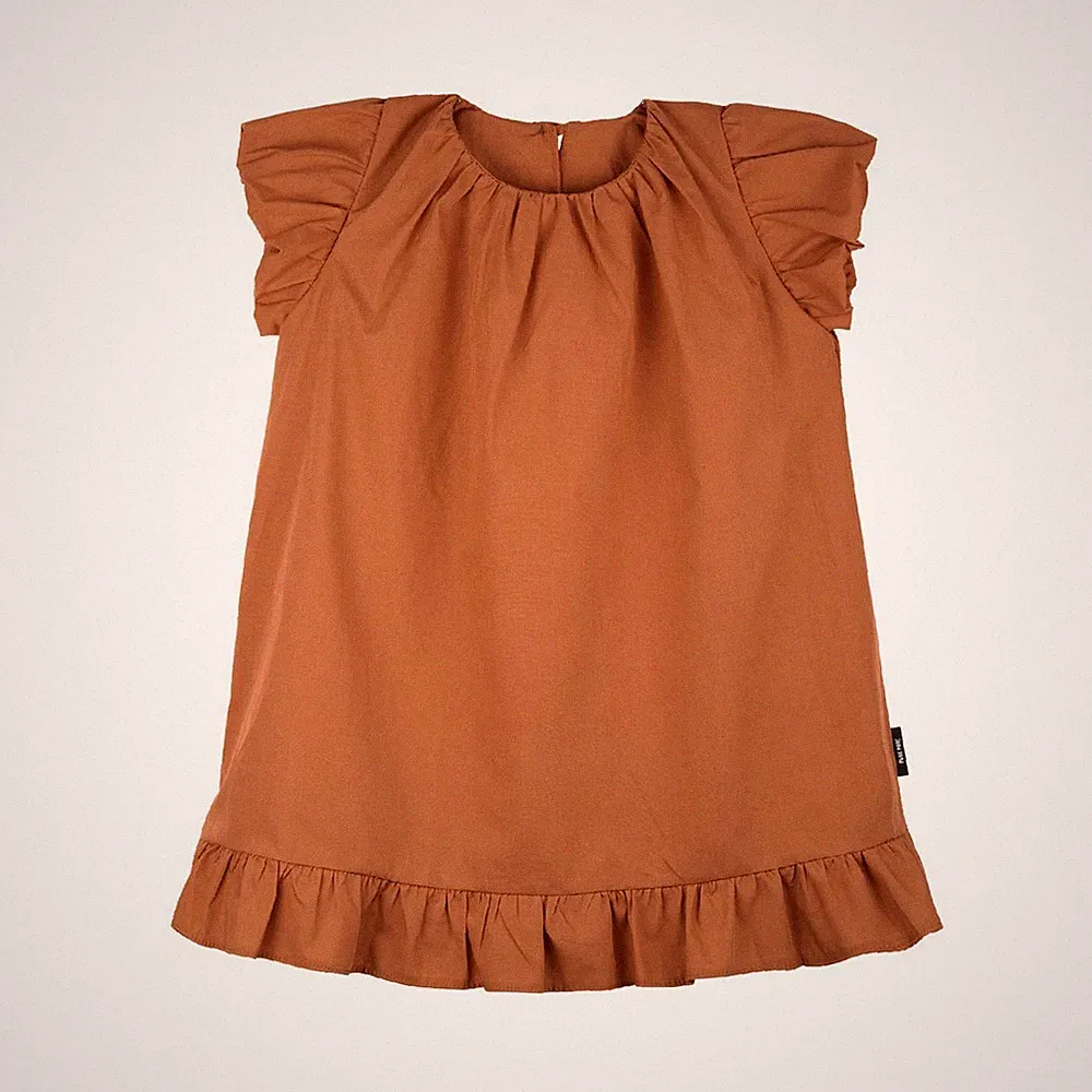 PURE PURE BY BAUER Kleid A-Form Karamell Gr. 116