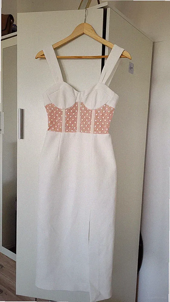 Rebecca Vallance dress Weißes Kleid Hochzeitskleid XS