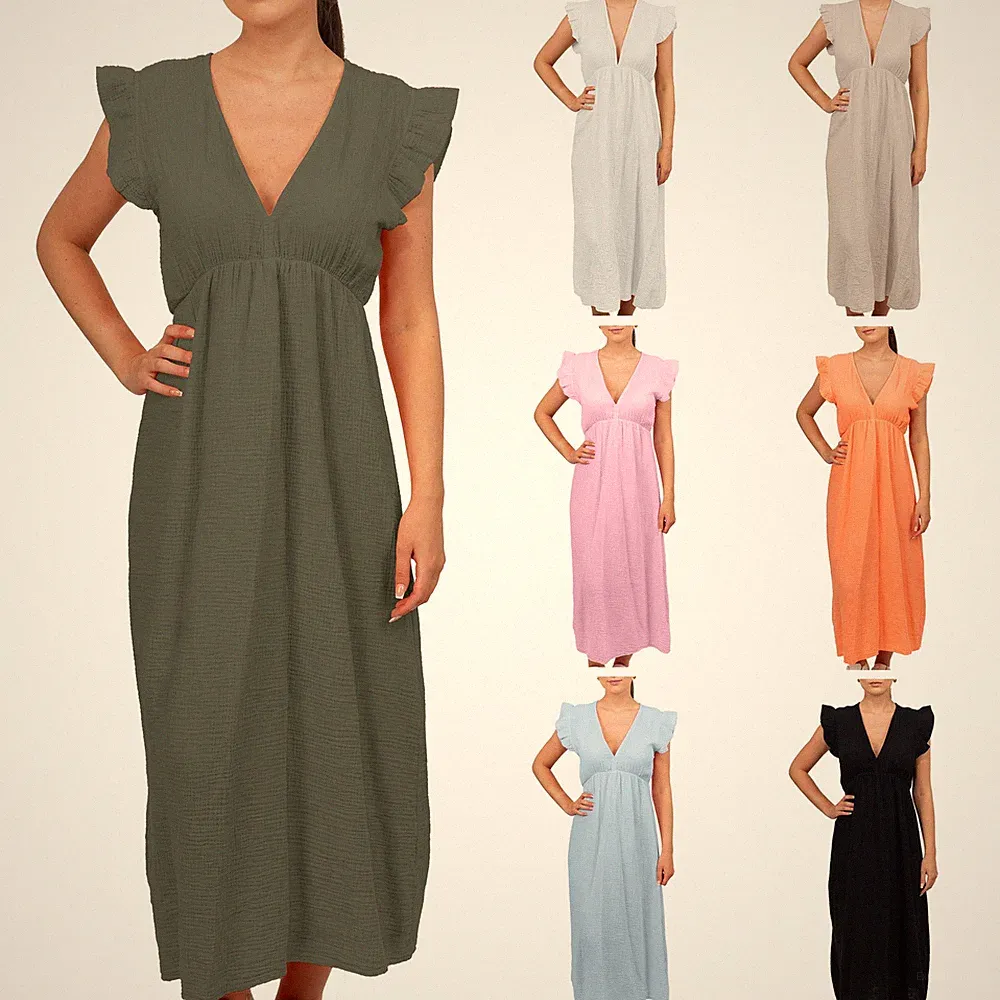 Reichstadt Damen Musselin Sommerkleid in vielen schönen Farben