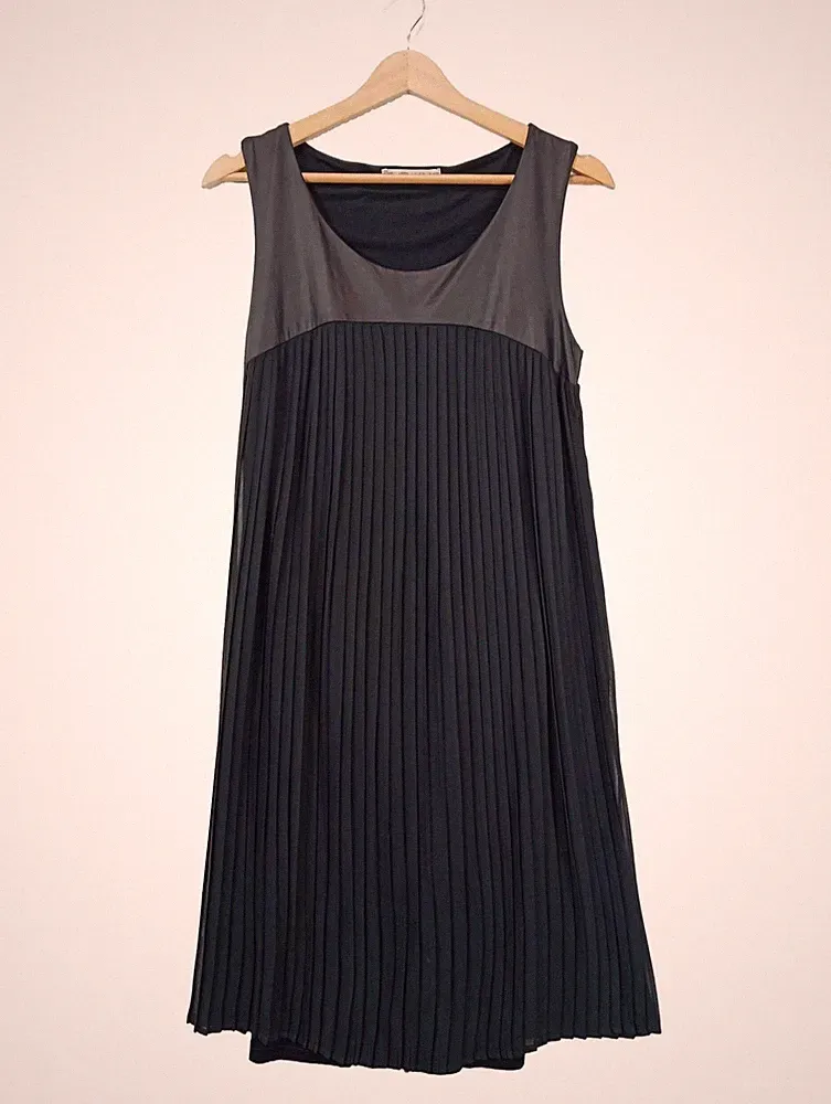 REKEN MAAR A-Linien Kleid Damen Kleid Gr. DE 38 schwarz Casual-Look