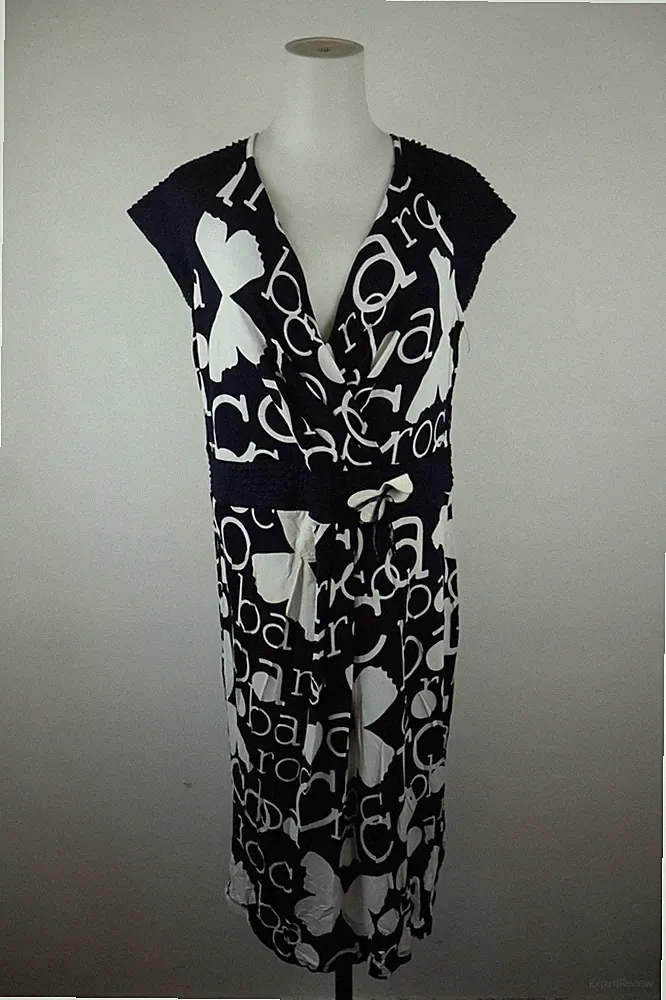 ROCCOBAROCCO DAMEN KLEID GR 48 WOMAN CASUAL VINTAGE DRESS SEIDENKLEID