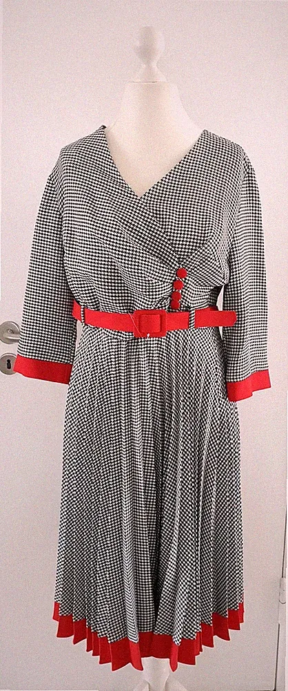 Hahnentritt Hochzeitsgast Kleid