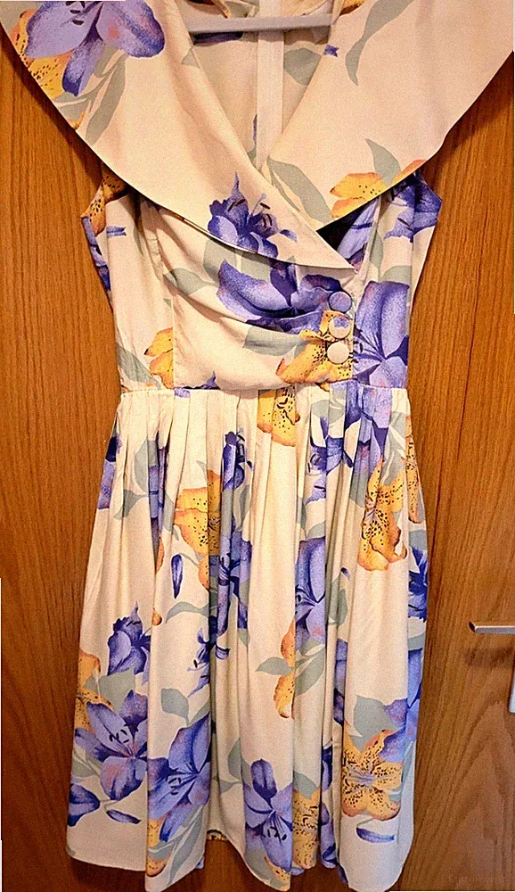 Rockabilly Kleid Gr.34/36 mit Unterrock