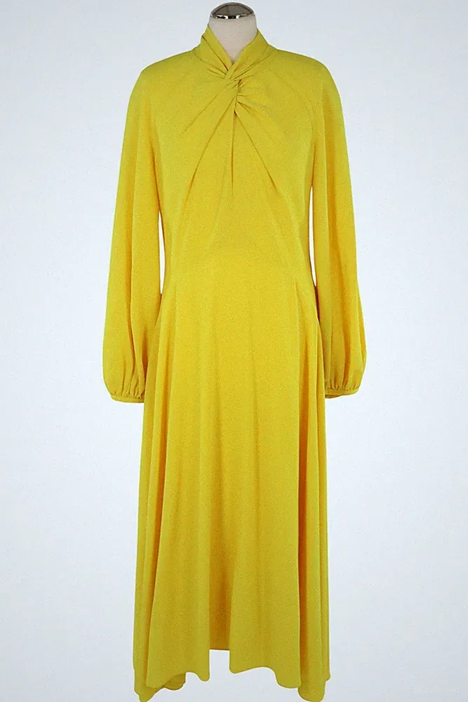 Roksanda Damen Kleid Gr. 40 (UK 14) Gelb NEU A-Linie A-Linie Dress
