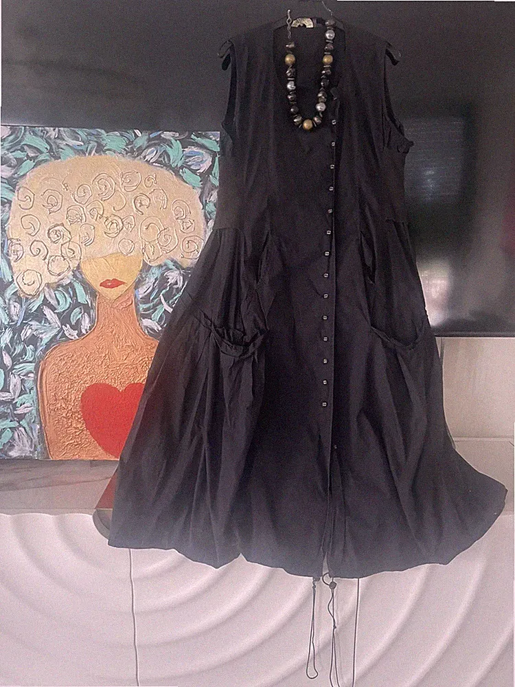 Entspannt A-Linien-Kleid