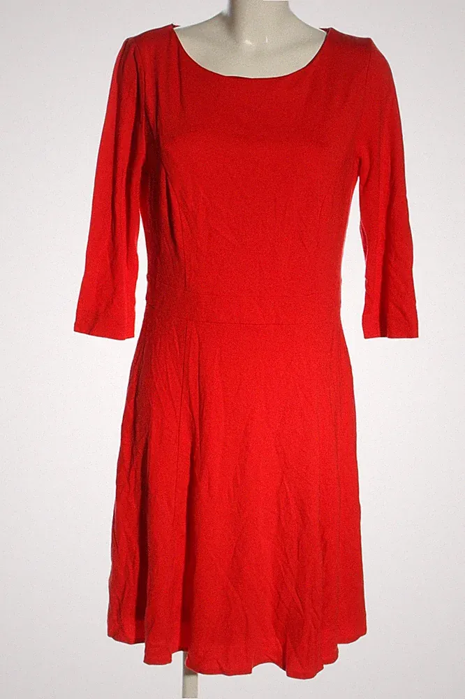 S. MILTON Etuikleid Damen Kleid Gr. DE 42 rot Elegant