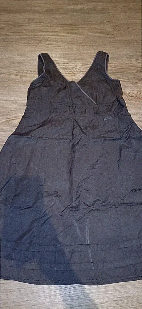 S. Oliver elegantes Damenkleid Kleid schwarz 152 Mädchenkleid Mädchen Etuikleid
