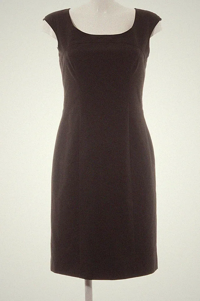 S.OLIVER Etuikleid Damen Kleid Gr. DE 36 schwarz Business-Look
