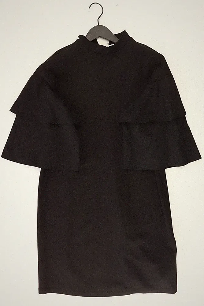 ✅ s.Oliver Etuikleid Regular Kleid für Damen Gr. 42, L Weite Ärmel schwarz ✅