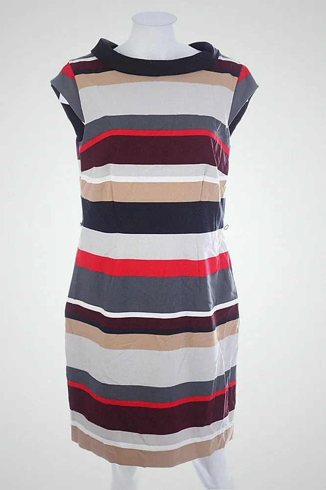 s.Oliver Kleid Etuikleid Streifen XL multicolor