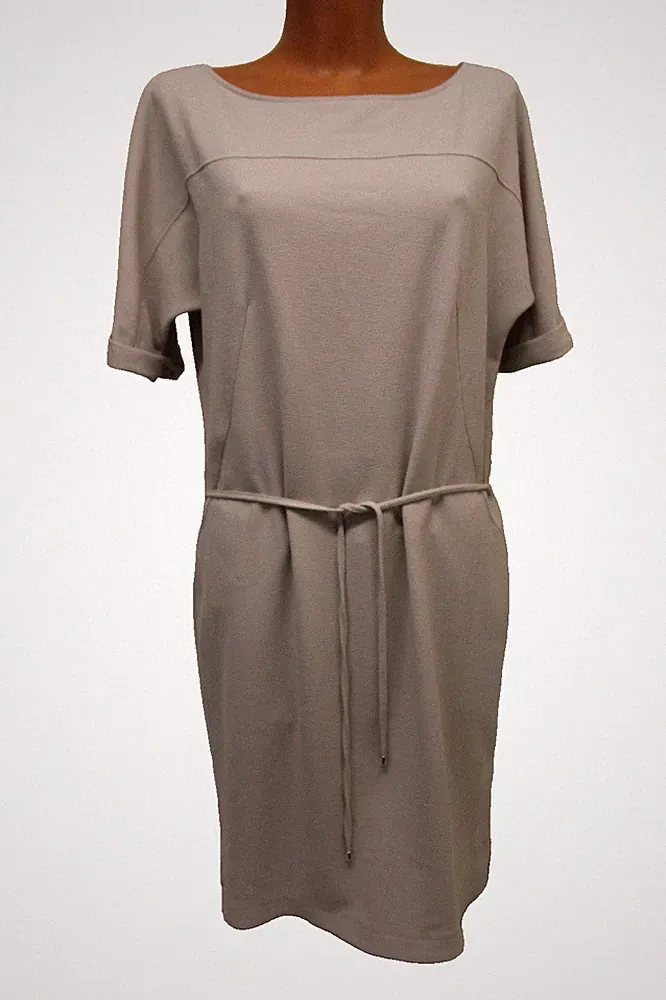 Grau Etui kleid