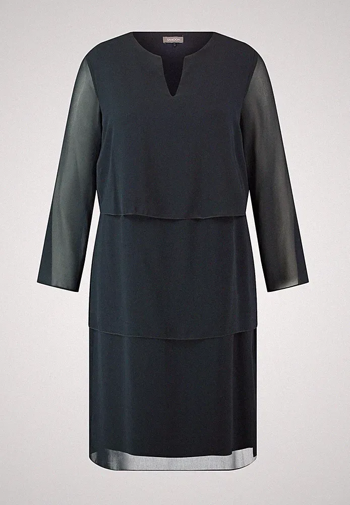 Samoon Kleid Gr. 48 140€ Damenkleid Abendkleid Cocktailkleid Businesskleid A-Lin