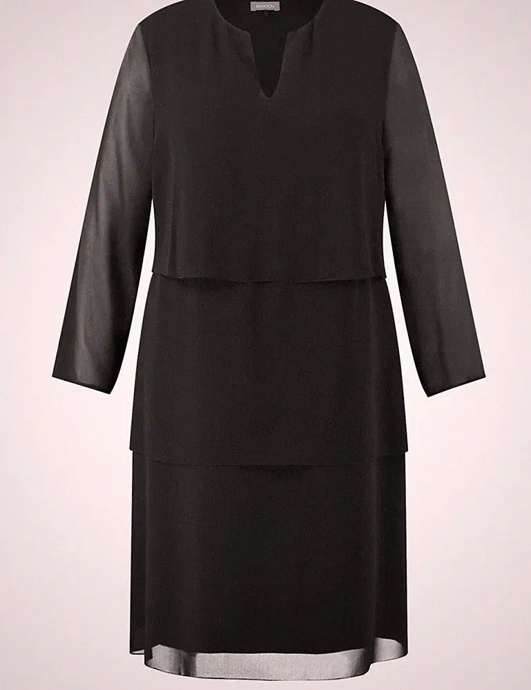Samoon Kleid Gr. 48 140€ Damenkleid Abendkleid Cocktailkleid Businesskleid A-Lin