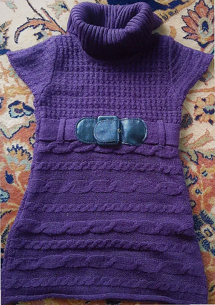 schickes Strickkleid Baby Kleinkind Mädchen Gr. 92 - wie NEU