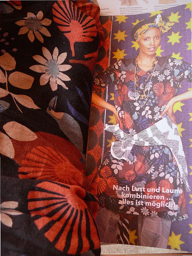 🦋 Schönes Kleid Zanzibar von Gudrun Sjöden L Leinen Modal + Gratis Hose