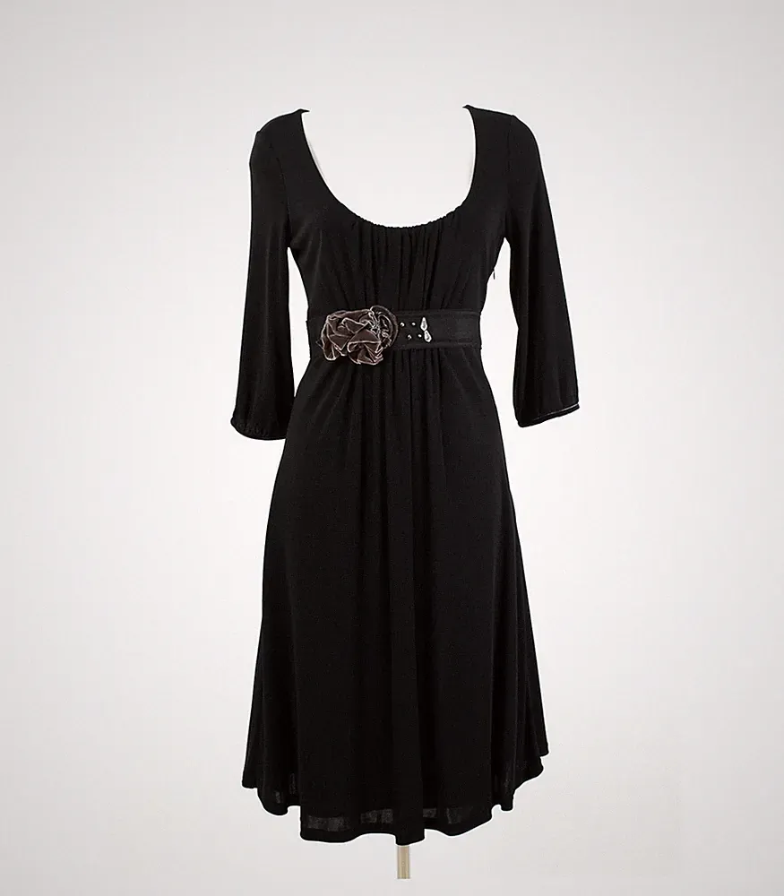 SCHUMACHER Kleid Cocktailkleid Gr. M A-Linie Schwarz