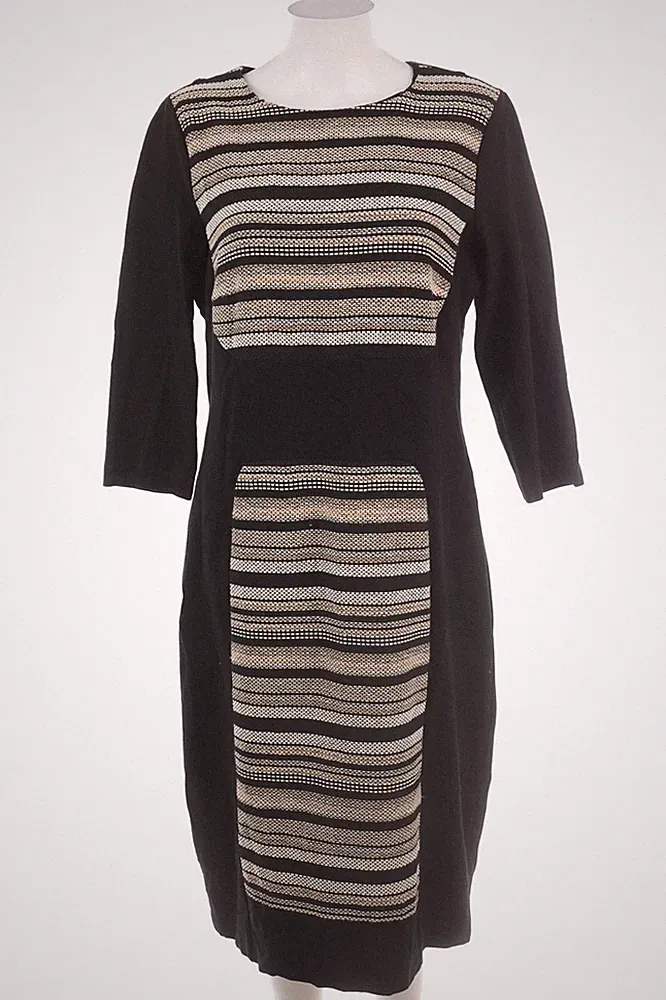 SECONDHAND Kleid Etuikleid 2XL Schwarz