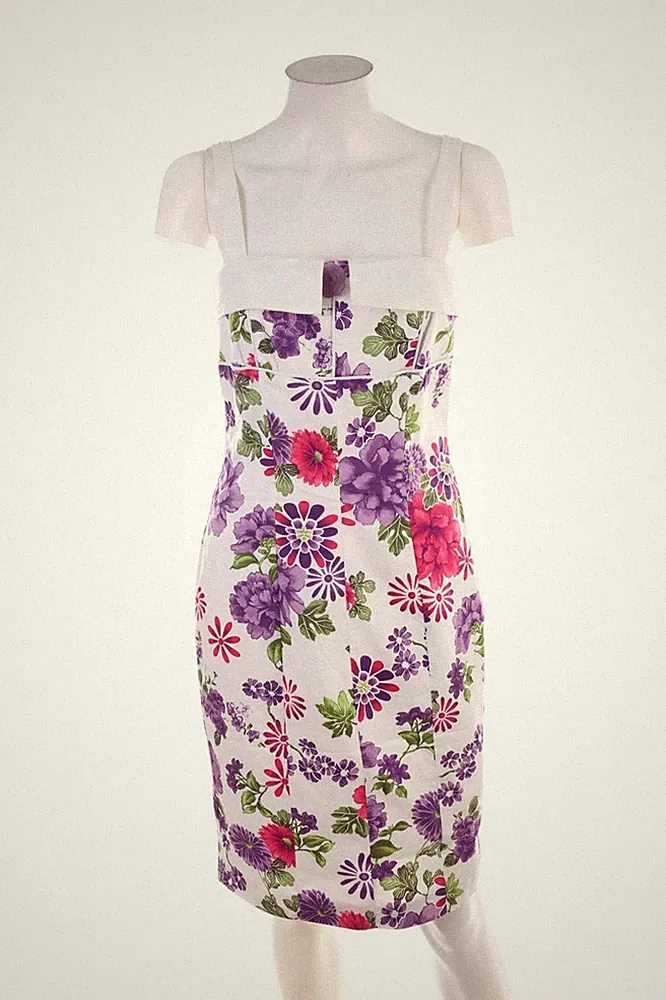 SECONDHAND Kleid Etuikleid S multicolor