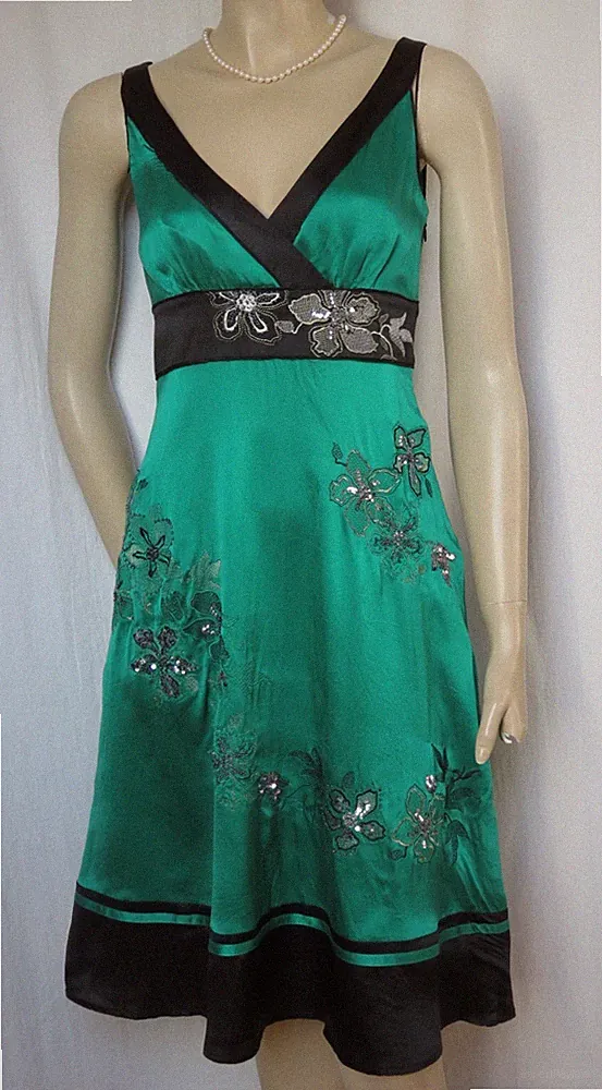 Paillette Blumenkleid