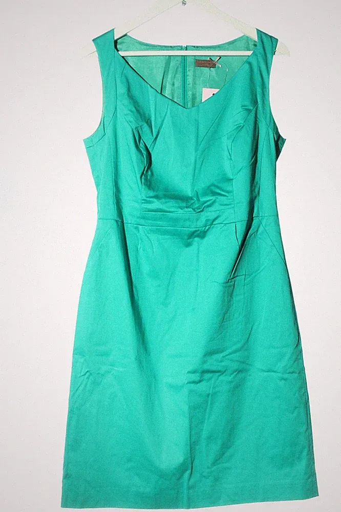 SELECTION A-Linien Kleid Damen Kleid Gr. DE 38 türkis Casual-Look