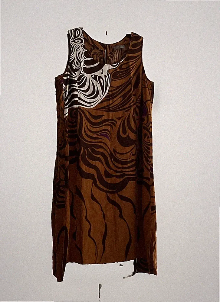 SELECTION by Ulla Popken elegantes Etuikleid LEINEN Gr. 42/44