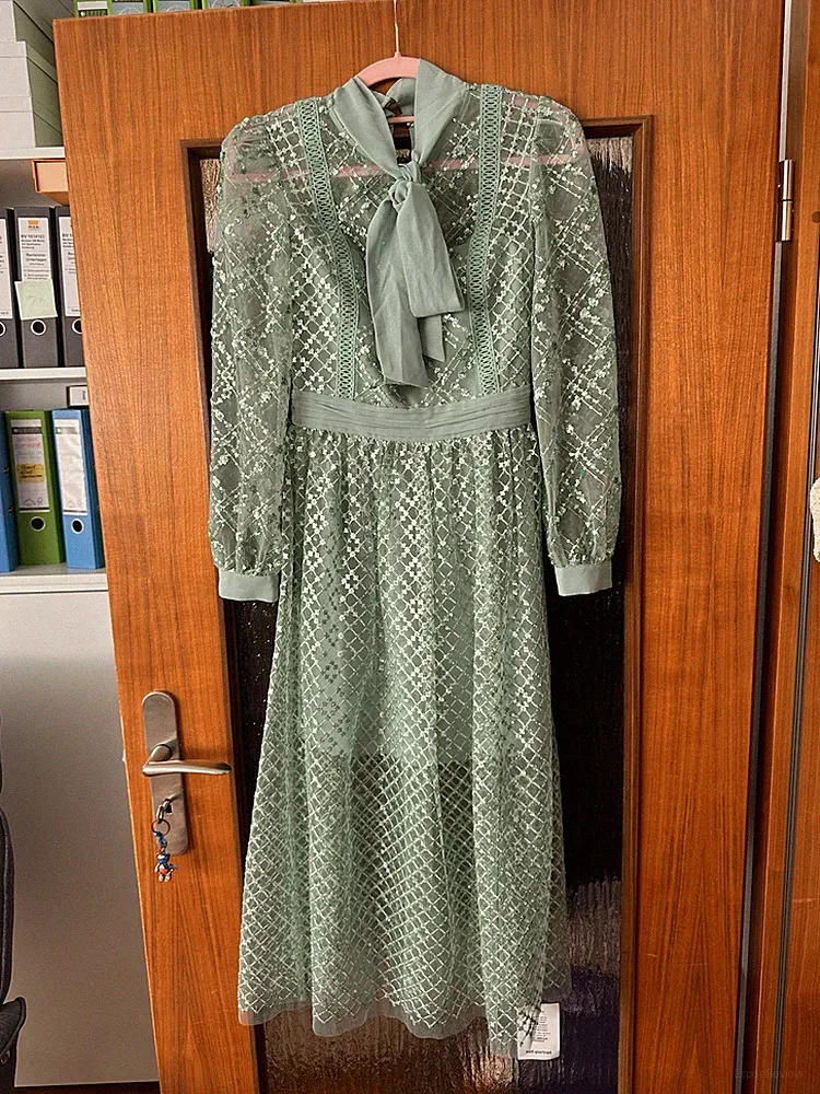 Ostern A Linien Kleid