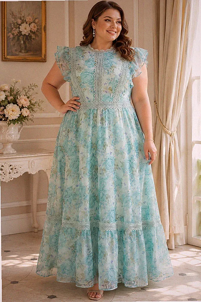 Maxi Blumenkleid