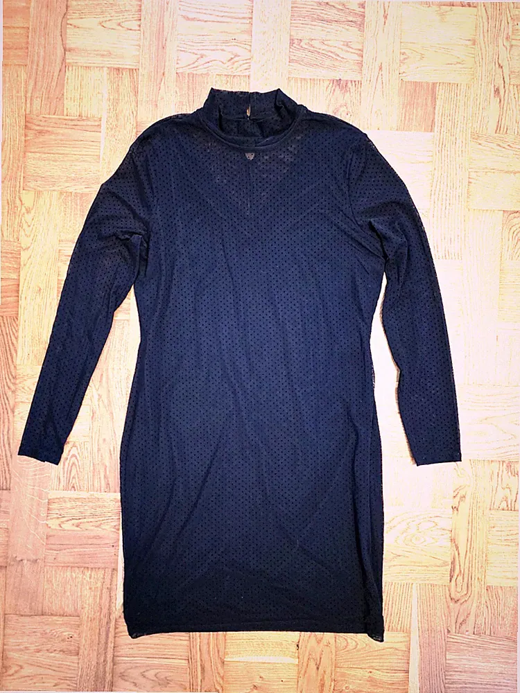 Sexy Kleid von Vero Moda Größe XL neuwertig transparenter Stoff schwarz