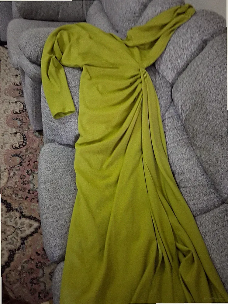 Shecca limettengrün ein Schulter formelles Abendkleid Abschlussball Hochzeit...