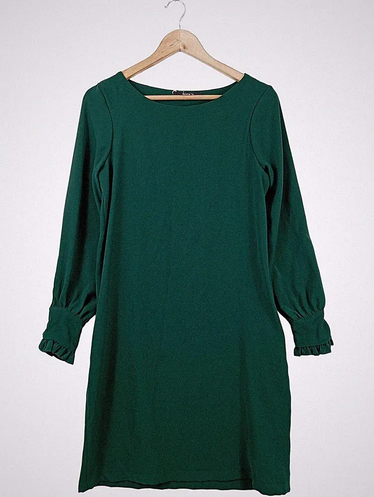 SISTE'S A-Linien Kleid Damen Kleid Gr. DE 38 grün Casual-Look