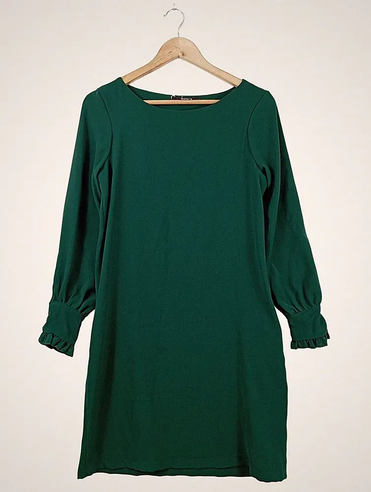 SISTE'S A-Linien Kleid Damen Kleid Gr. DE 38 grün Casual-Look