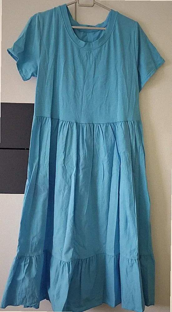 Unter dem Knie A-Linien-Kleid