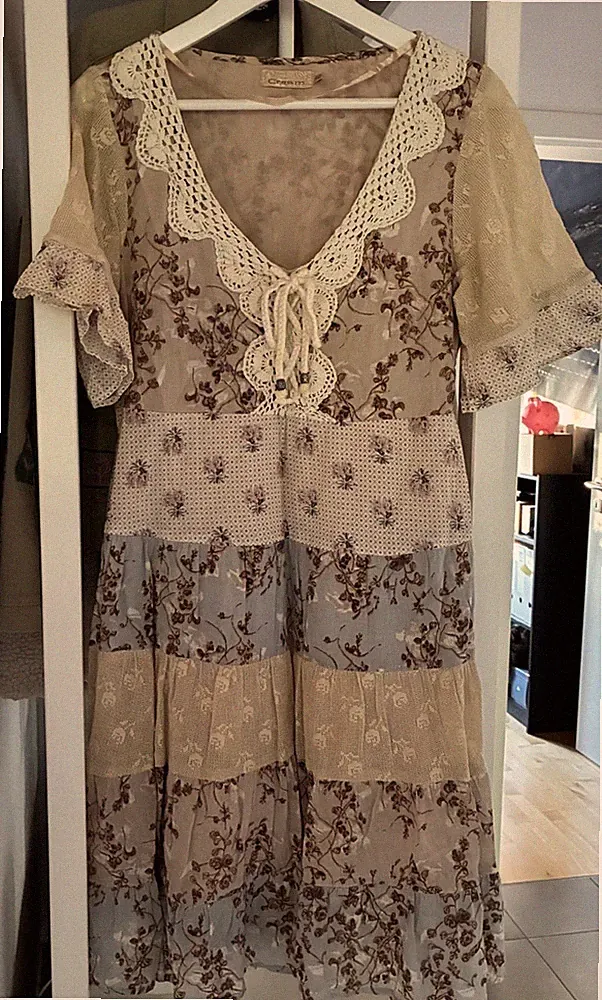 Sommerkleid Boho CREAM