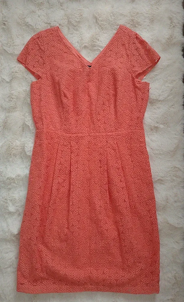 Sommerkleid Cocktailkleid Apricot -Landsend Gr.42, wie Neu, Top Zustand