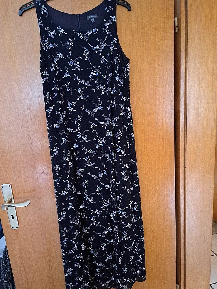 Sommerkleid Maxikleid ärmellos Street One Gr.42 Wie Neu Lang 149 cm