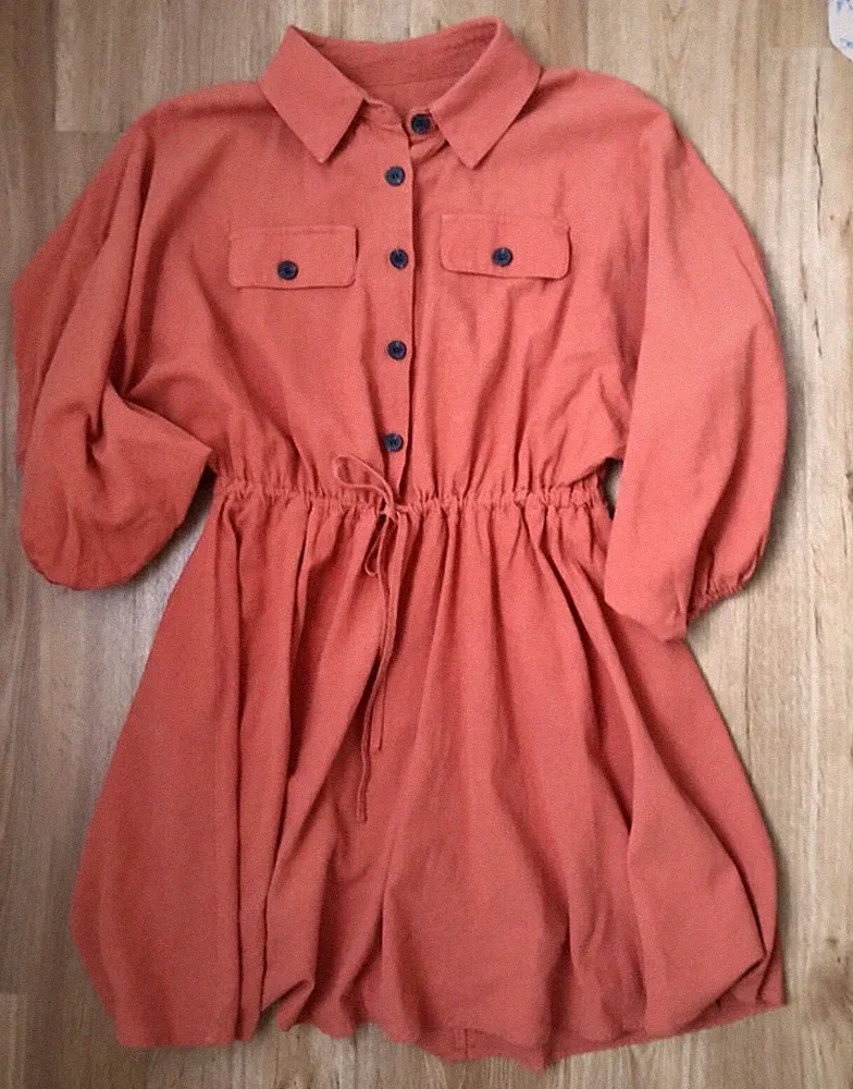 Sommerkleid Minikleid Freizeitkleid Urlaubkleid Grösse S 100% Baumwolle