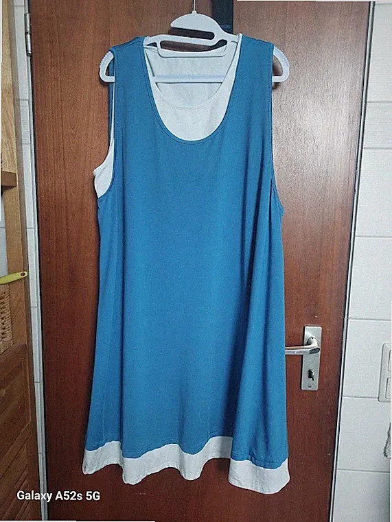 Sommerkleid/ , Neu, Hellblau, Gr.XL/ XXL Gr. 50