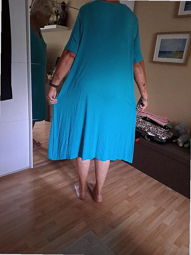 Sommerkleid Türkis Gr.50/52