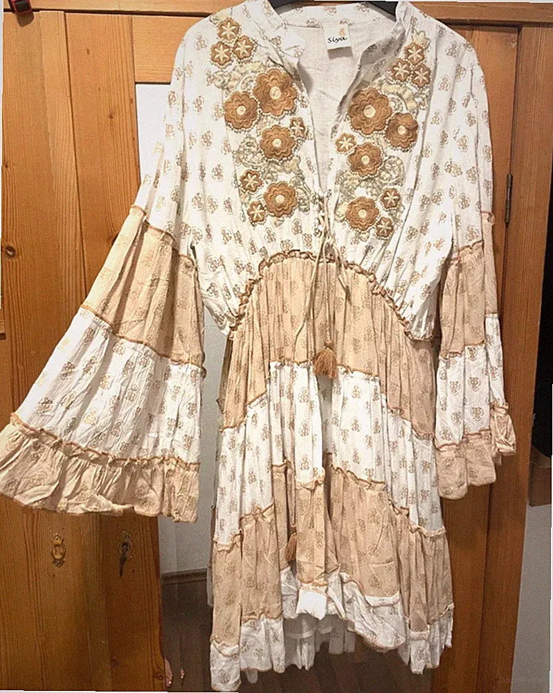Sommerkleider Einheitsgroße Boho Style Kleid Neu Nie getragenes