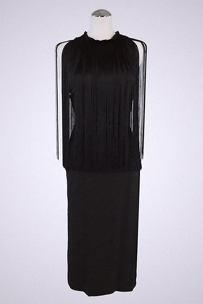 Stella McCartney Damen Kleid Gr. 36 Schwarz Kleid Etuikleid Dress