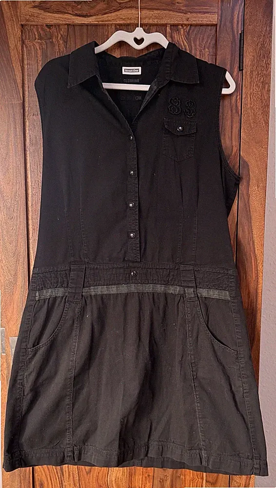Street One Schwarzes Kleid Größe 42