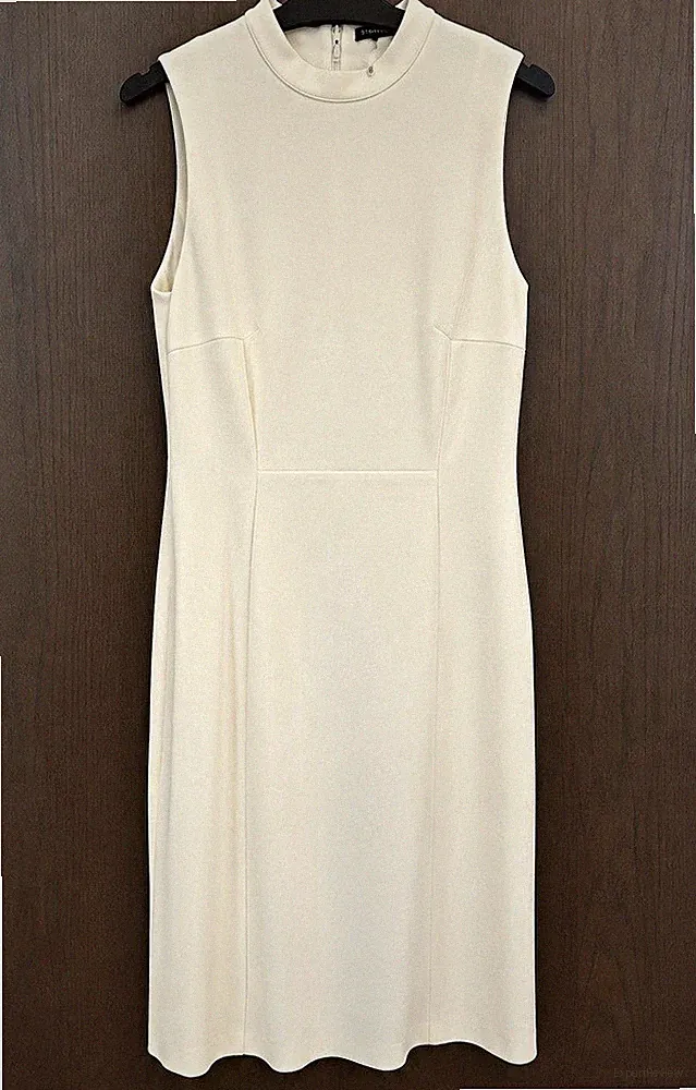 STRENESSE Damenkleid, Größe 38, Creme/Weiß, Midi, Turtleneck