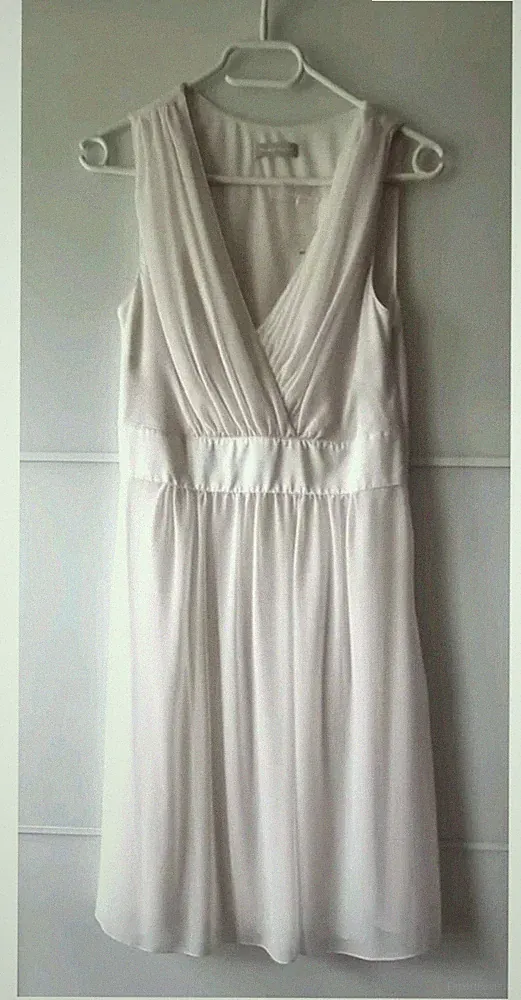 Süßes weißes Kleid für Standesamt, als Strandkleid... Gr. 36