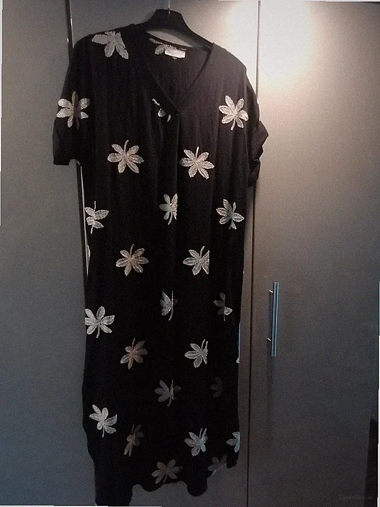 Sweet Girl Kleid Schwarz Gold Gr. XL/XXL